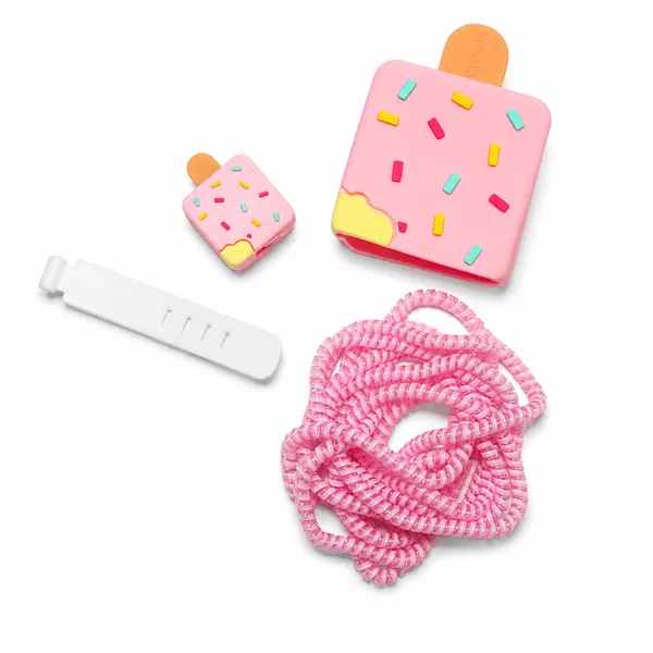 Pink_Pop_Tart_Silicone_Cable_Protector_Accessory-_Only_for_Iphone_(18-20_Watt_Charger)