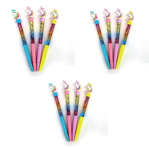 Mintile_Unicorn_Water_Glitter_Gel_Pen_Set_For_Kids_Set_Of_12_Pack_of_2