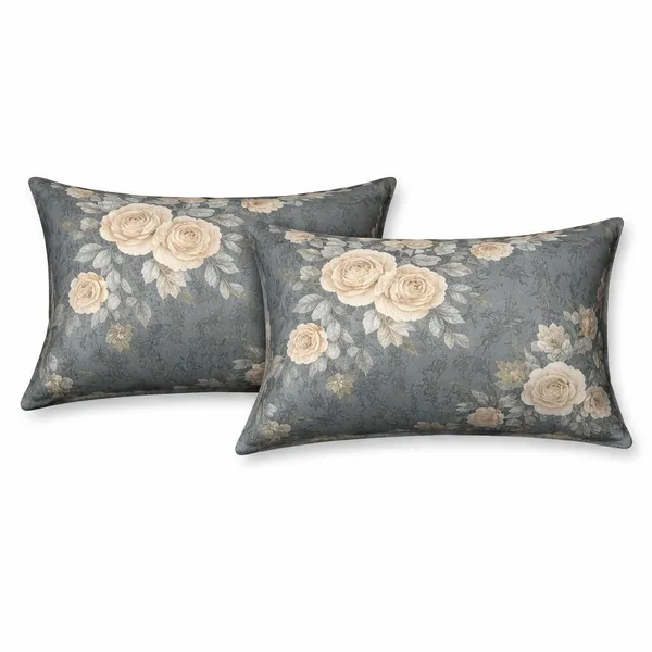Cotton_Grey_Bedsheet_With_2_Pillow_Covers