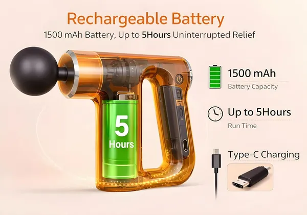 Handheld_Percussion_Massage_Gun_with_4_Interchangeable_Heads
