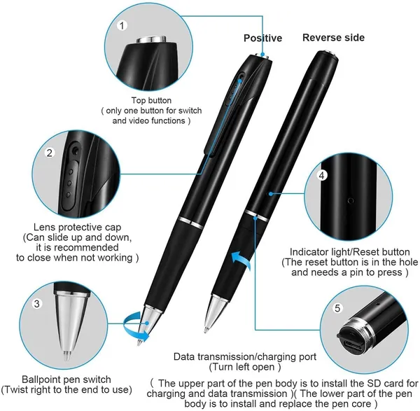 Spy_Camera_Pen_Hd_Video_Recording_With_Audio_Hidden_Recording_Pen_For_Meetings_Security_Portable_Pen_Camera_With_Long_Battery_Life_Discreet_Spy_Pen_Camera_For_Indoor_Outdoor_Use