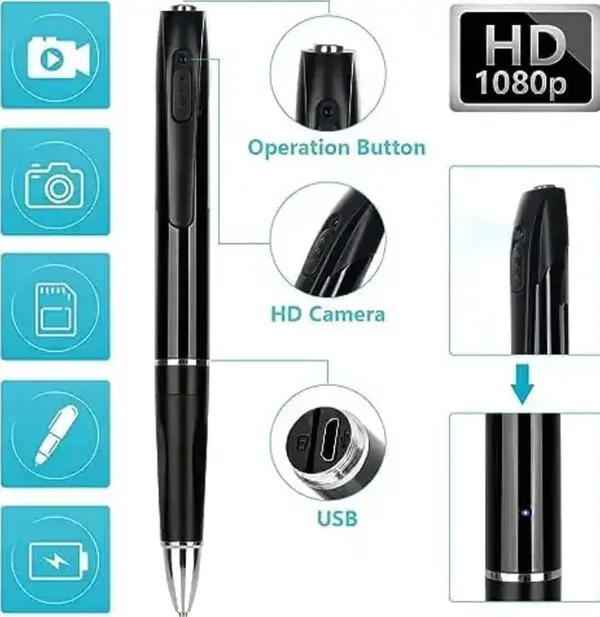 Spy_Camera_Pen_Hd_Video_Recording_With_Audio_Hidden_Recording_Pen_For_Meetings_Security_Portable_Pen_Camera_With_Long_Battery_Life_Discreet_Spy_Pen_Camera_For_Indoor_Outdoor_Use
