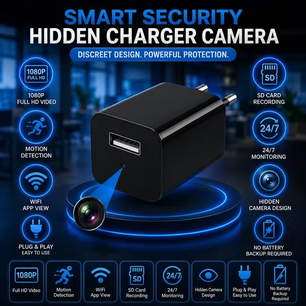 Usb_Charger_Camera_1080p_Hd_Spy_Camera_For_Home_Hidden_With_Motion_Detection_App_View_Charger_Spy_Camera_With_Sd_Card_Recording_For_Home_Office_Security_Sd_Card_Not_Included
