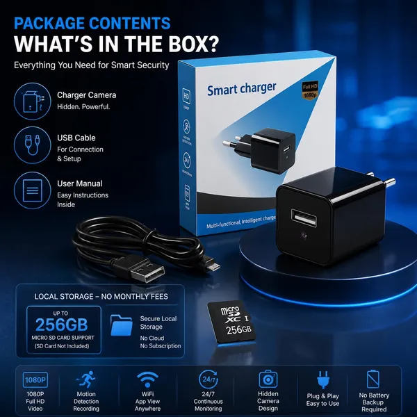 Usb_Charger_Camera_1080p_Hd_Spy_Camera_For_Home_Hidden_With_Motion_Detection_App_View_Charger_Spy_Camera_With_Sd_Card_Recording_For_Home_Office_Security_Sd_Card_Not_Included