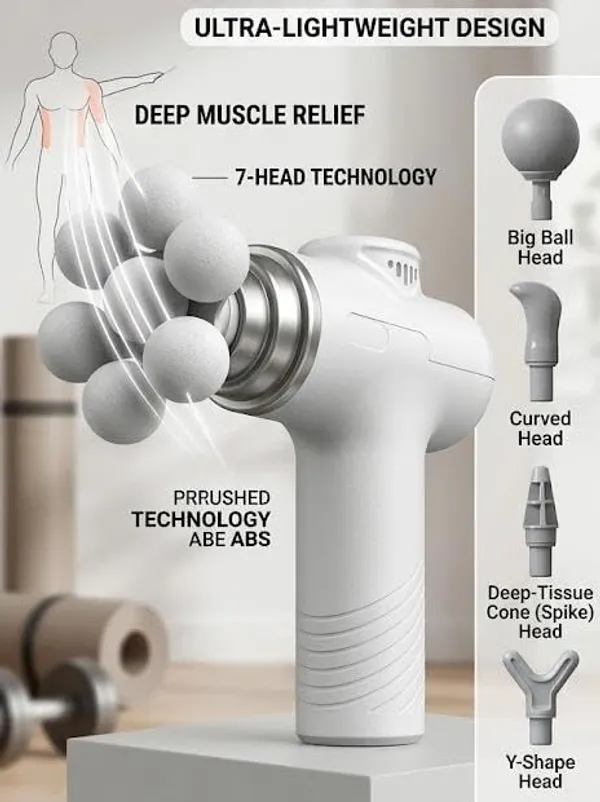 7_Headed_Fascia_Massage_Gun_With_9_Attachments_Deep_Tissue_Muscle_Massager_6_Speed_Modes_Portable_Pain_Relief_Machine_For_Body_Back_Neck_Legs_Random_Colour_Fascia_Gun