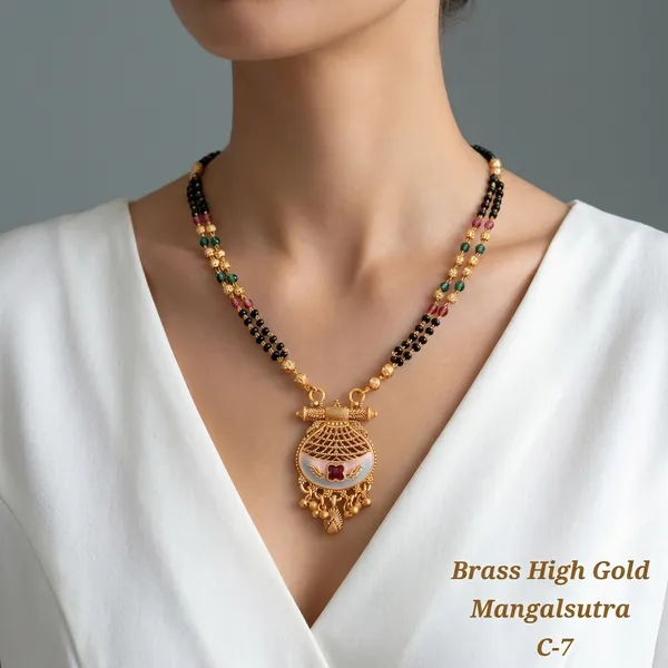 Multicolor_Brass_&_Beads_Mangalsutra_For_Women