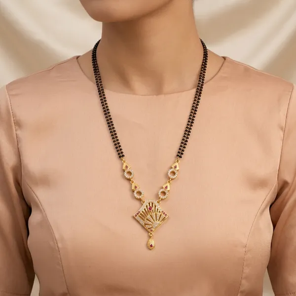 Multicolor_Brass_&_Beads_Mangalsutra_For_Women
