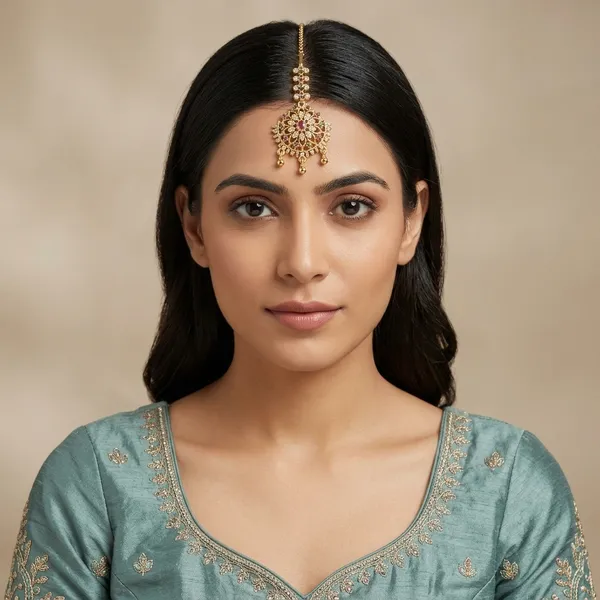 Multicolor_Alloy_&_Stone_Maang_Tikka_For_Women