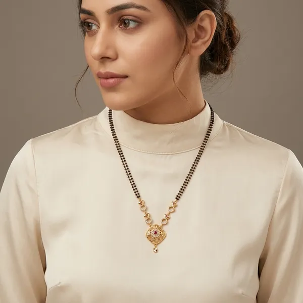 Multicolor_Brass_&_Beads_Mangalsutra_For_Women
