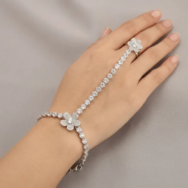 Multicolor_Alloy_&_Crystal_Hand_Chain_Bracelet_For_Women