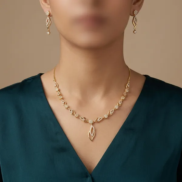 Multicolor_Brass_&_American_Diamond_Necklace_Set_For_Women