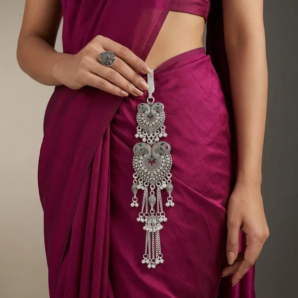 Multicolor_Oxidised_Alloy_Kamarband_For_Women
