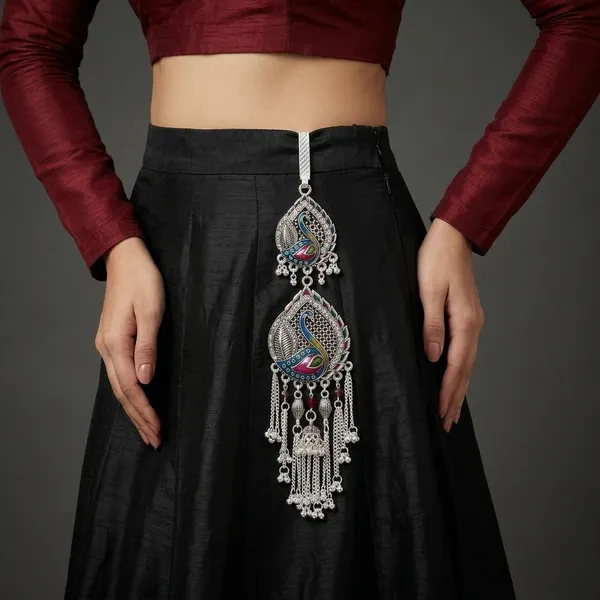 Multicolor_Oxidised_Alloy_Kamarband_For_Women