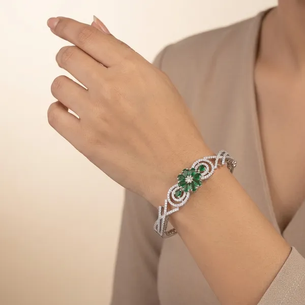 Multicolor_Brass_&_American_Diamond_Bracelet_For_Women