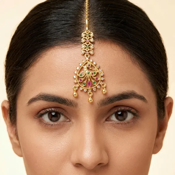 Multicolor_Alloy_&_Stone_Maang_Tikka_For_Women