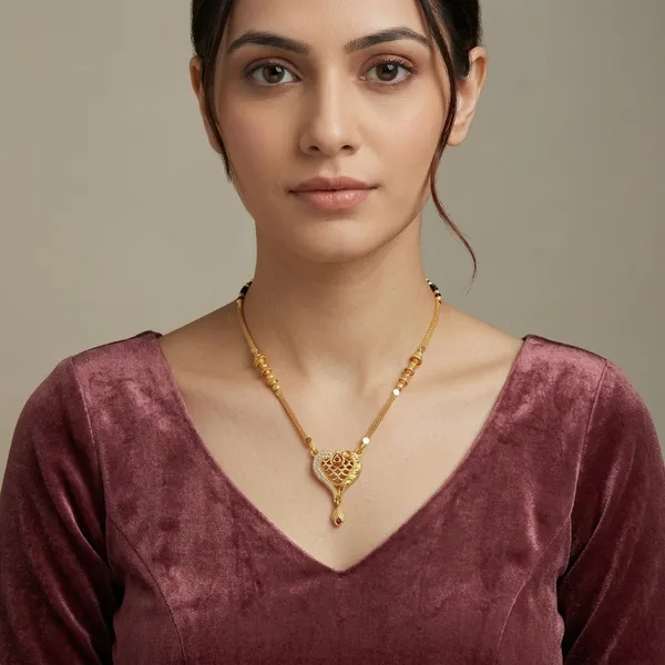 Multicolor_Brass_&_American_Diamond_Necklace_For_Women
