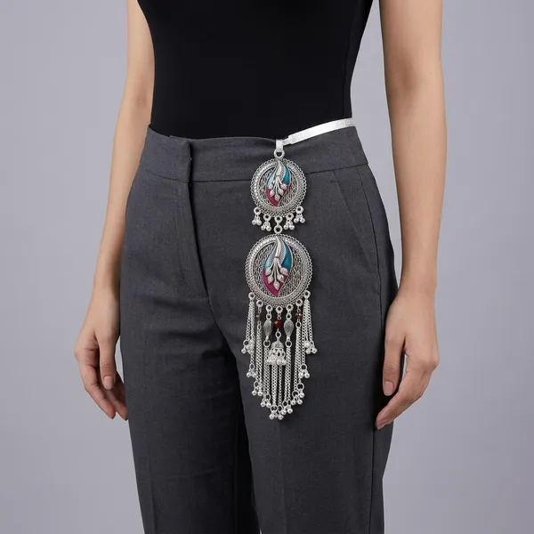 Multicolor_Oxidised_Alloy_Kamarband_For_Women