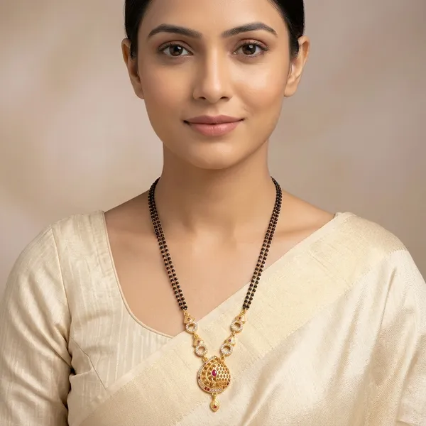 Multicolor_Brass_&_Beads_Mangalsutra_For_Women
