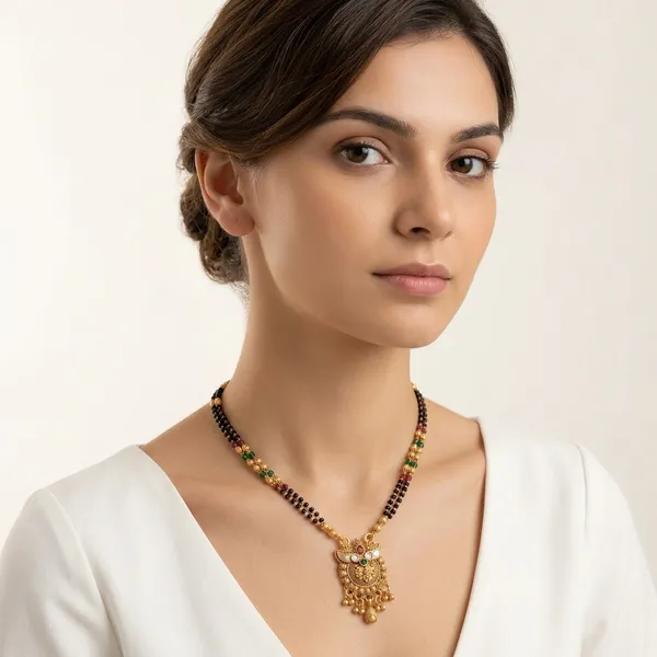 Multicolor_Brass_&_Beads_Mangalsutra_For_Women