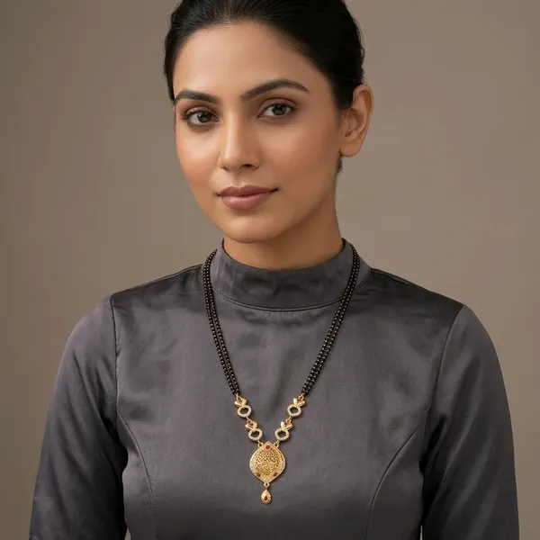 Multicolor_Brass_&_American_Diamond_Mangalsutra_For_Women