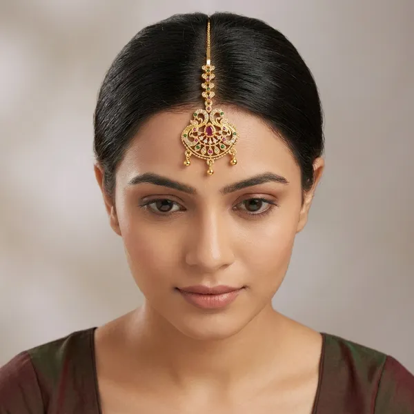 Multicolor_Alloy_&_Stone_Maang_Tikka_For_Women