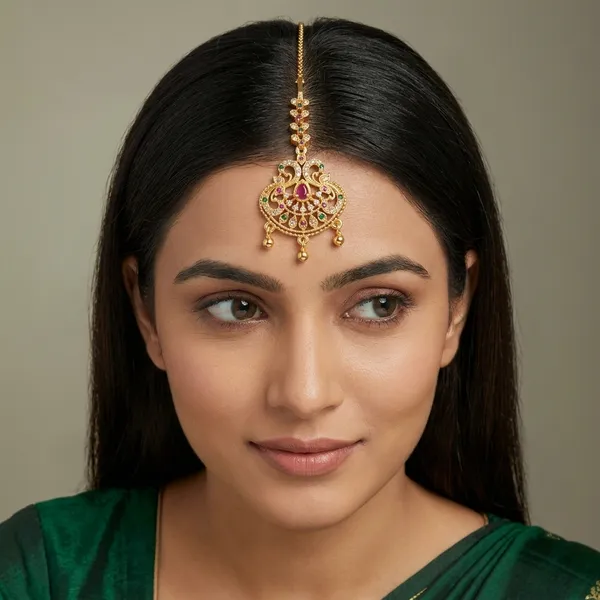 Multicolor_Alloy_&_Stone_Maang_Tikka_For_Women