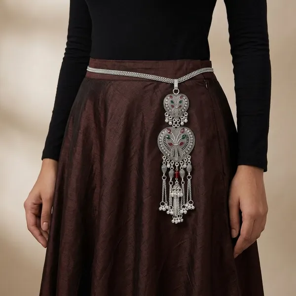Multicolor_Oxidised_Alloy_Kamarband_For_Women