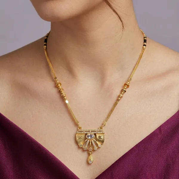 Multicolor_Brass_&_American_Diamond_Necklace_For_Women