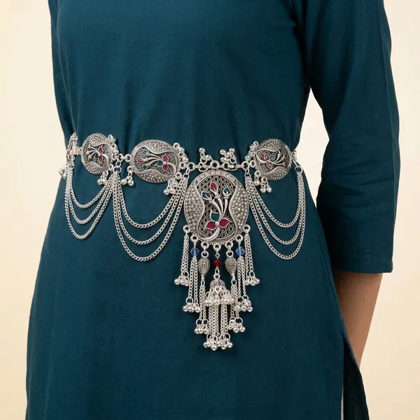 Multicolor_Oxidised_Alloy_Kamarband_For_Women