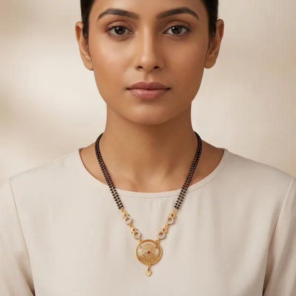Multicolor_Brass_&_Beads_Mangalsutra_For_Women