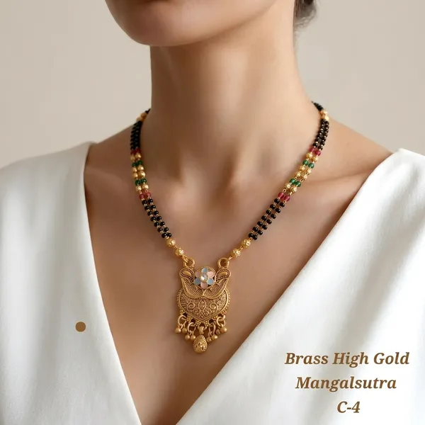 Multicolor_Brass_&_Beads_Mangalsutra_For_Women