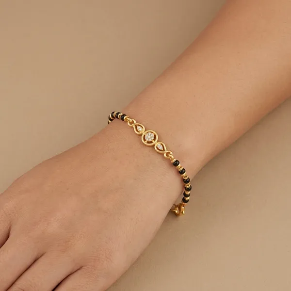 Multicolor_Brass_&_Beads_Mangalsutra_Bracelet_For_Women
