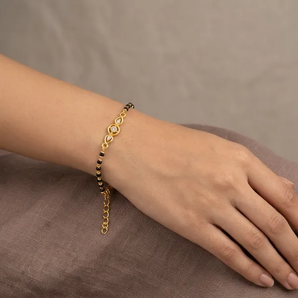 Multicolor_Brass_&_Beads_Mangalsutra_Bracelet_For_Women
