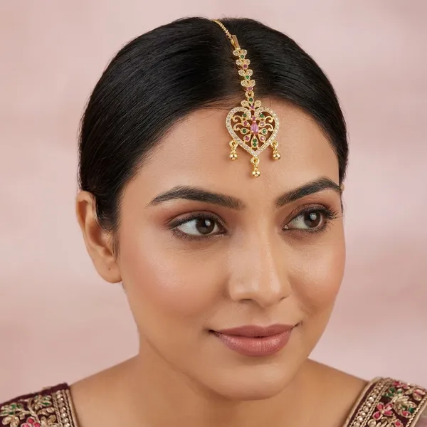 Multicolor_Alloy_&_Stone_Maang_Tikka_For_Women