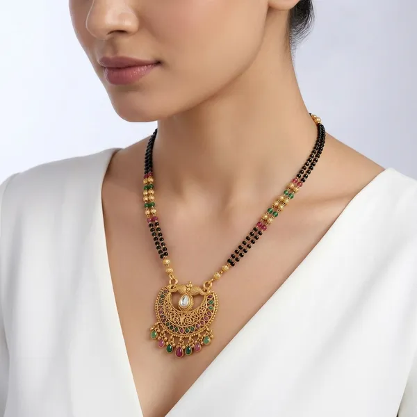 Multicolor_Brass_&_Beads_Mangalsutra_For_Women