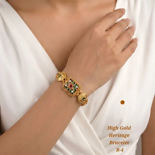 Multicolor_Brass_&_Enamel_Bracelet_For_Women
