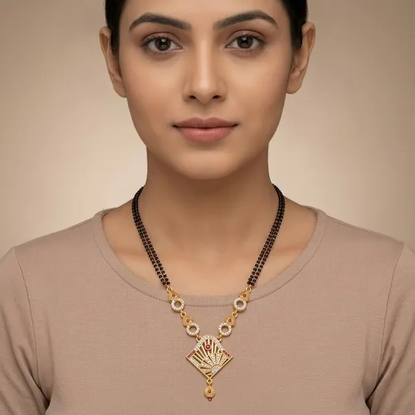 Multicolor_Brass_&_Beads_Mangalsutra_For_Women