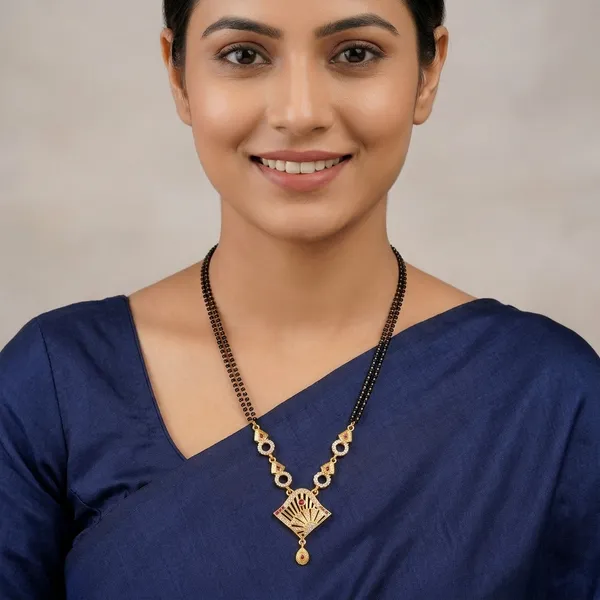 Multicolor_Brass_&_Beads_Mangalsutra_For_Women