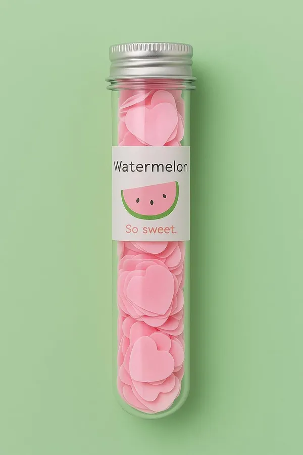 4-in-1_Fruit_Paper_Soap_Strips_Set_|_Pear,_Strawberry,_Watermelon,_Pineapple_|_Heart-Shaped_Mini_Travel_Soap_in_Test_Tube_Jars_|_Pocket-Friendly,_Disposable,_Fragrant_Hand_Wash