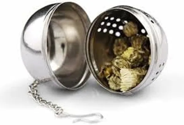 Stainless_Steel_Tea_Infuser_&_Spice_Strainer_Set_|_Mesh_Tea_Ball,_Locking_Tea_Infuser_&_Hinged_Spice_Filter_|_Reusable_Loose_Leaf_Tea,_Herbs_&_Masala_Brewing_Tool_(2,_Egg_Shaped)