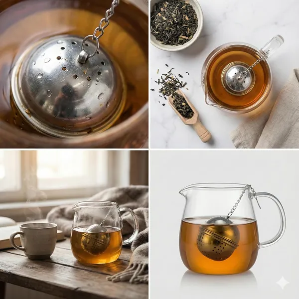 Stainless_Steel_Tea_Infuser_&_Spice_Strainer_Set_|_Mesh_Tea_Ball,_Locking_Tea_Infuser_&_Hinged_Spice_Filter_|_Reusable_Loose_Leaf_Tea,_Herbs_&_Masala_Brewing_Tool_(2,_Egg_Shaped)