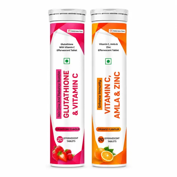 Pack_Of_2_Haleness_Care_Glutathione_with_Vitamin_C_&_Vitamin_C_Amla_Zinc_Effervescent_Tablets_Combo_Pack_|_Strawberry_&_Orange_Flavour_Fizzy_Drink_Tablets_for_Skin_Glow,_Radiance,_Immunity_and_Daily_Wellness_Support_|_20_Tablets_Each