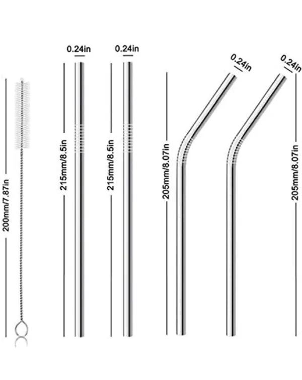 Pack_Of_8_Haleness_Care_Stainless_Steel_Reusable_Drinking_Straws_Set_with_Cleaning_Brush,_8_Straws_-_4_Straight_and_4_Bent,_Like_Tea,_Coffee_(Hot_|_Cold),_Smoothies_and_Beverages_(Silver)