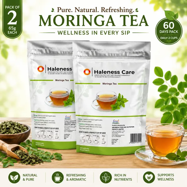 Pack_Of_2_Haleness_Care_Moringa_Weight_Loss_Tea_|_Herbal_Green_Tea_with_Tulsi,_Hibiscus_&_Lemongrass_|_Ayurvedic_Slimming_&_Fat_Burn_Support_|_2_Packs_(60g_Each)__120_Servings_|_Free_Diet_Plan_|_Caffeine_Free