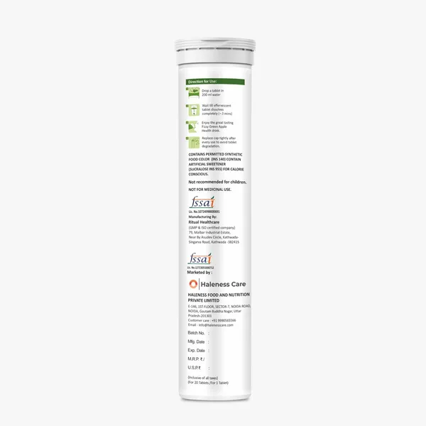 Haleness_Care_Apple_Cider_Vinegar_Effervescent_Tablet_with_mother_|_Supports_Metabolism_&_Appetite_Control_I_With_500mg_ACV,_Vit_B6_&_B12_I_No_Maltodextrin,_No_Added_Sugar_I_(Pack_of_1_(_20_Tabs),_Green_Apple)