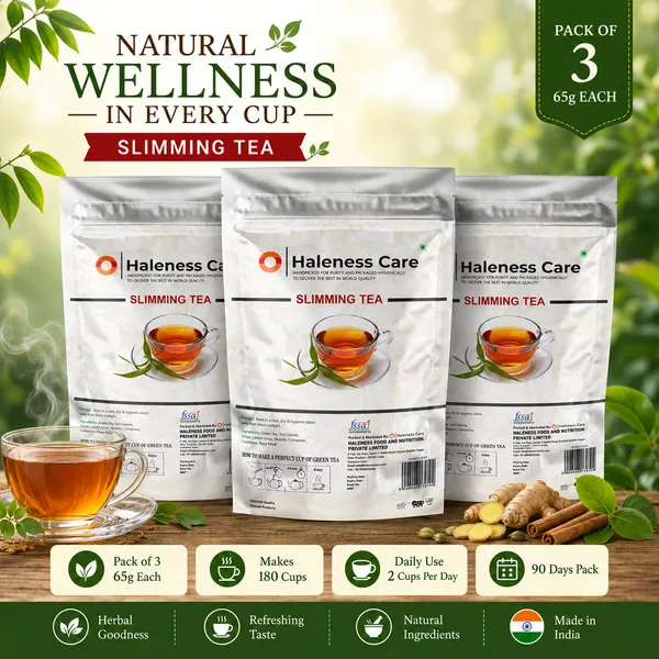 3-Month_Pack_(180_Cups)_|_Haleness_Care_Slimming_Green_Tea_|_Fat_Burner_&_Weight_Management_|_100%_Natural_Herbal_Tea_with_Free_Diet_Plan
