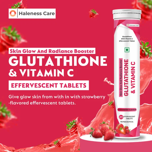 Haleness_Care_Glutathione_&_Vitamin_C_Effervescent_Tablets_|_Strawberry_Flavour_|_Skin_Glow_&_Radiance_Support_|_Antioxidant_&_Wellness_Supplement_|_Fast_Absorption_|_Nutraceutical_(Pack_of_1_(_20_Tabs_),_Strawberry)