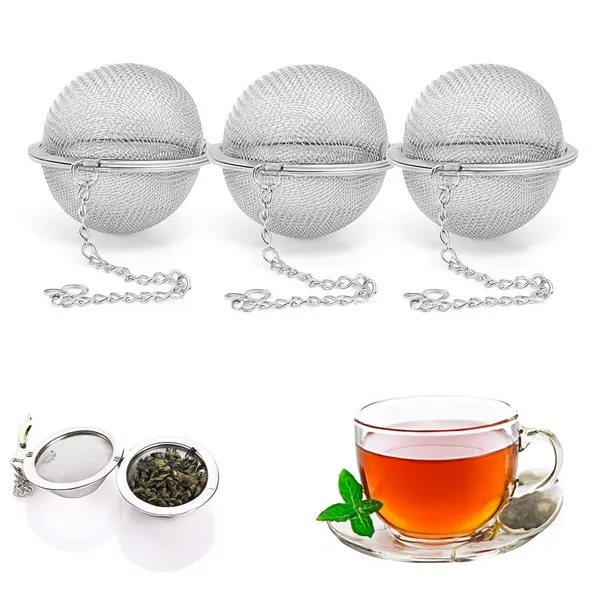 Pack_Of_3_Stainless_Steel_Tea_Infuser_for_Loose_Leaf_Tea_Reusable_Strainers_with_Handle__Rust-Free_Tea_Steeper_&_Channi_for_Green_Tea,_Herbal_Tea__Durable_&_Easy_to_Clean_(Infuser_Ball)
