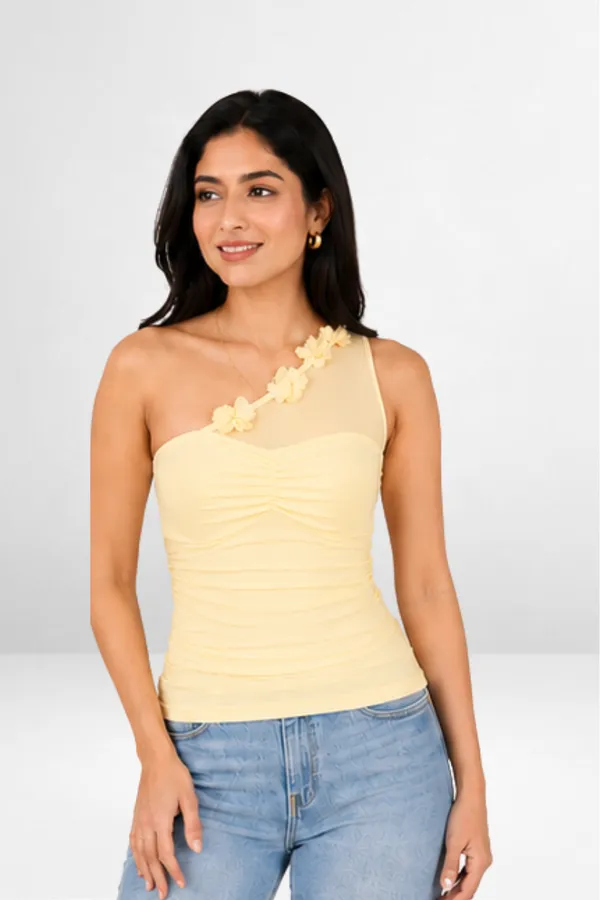 One_Shoulder_Flower_Top