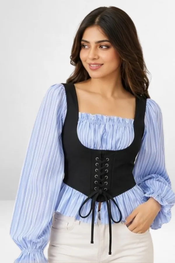 Pleated_Peplum_Tops